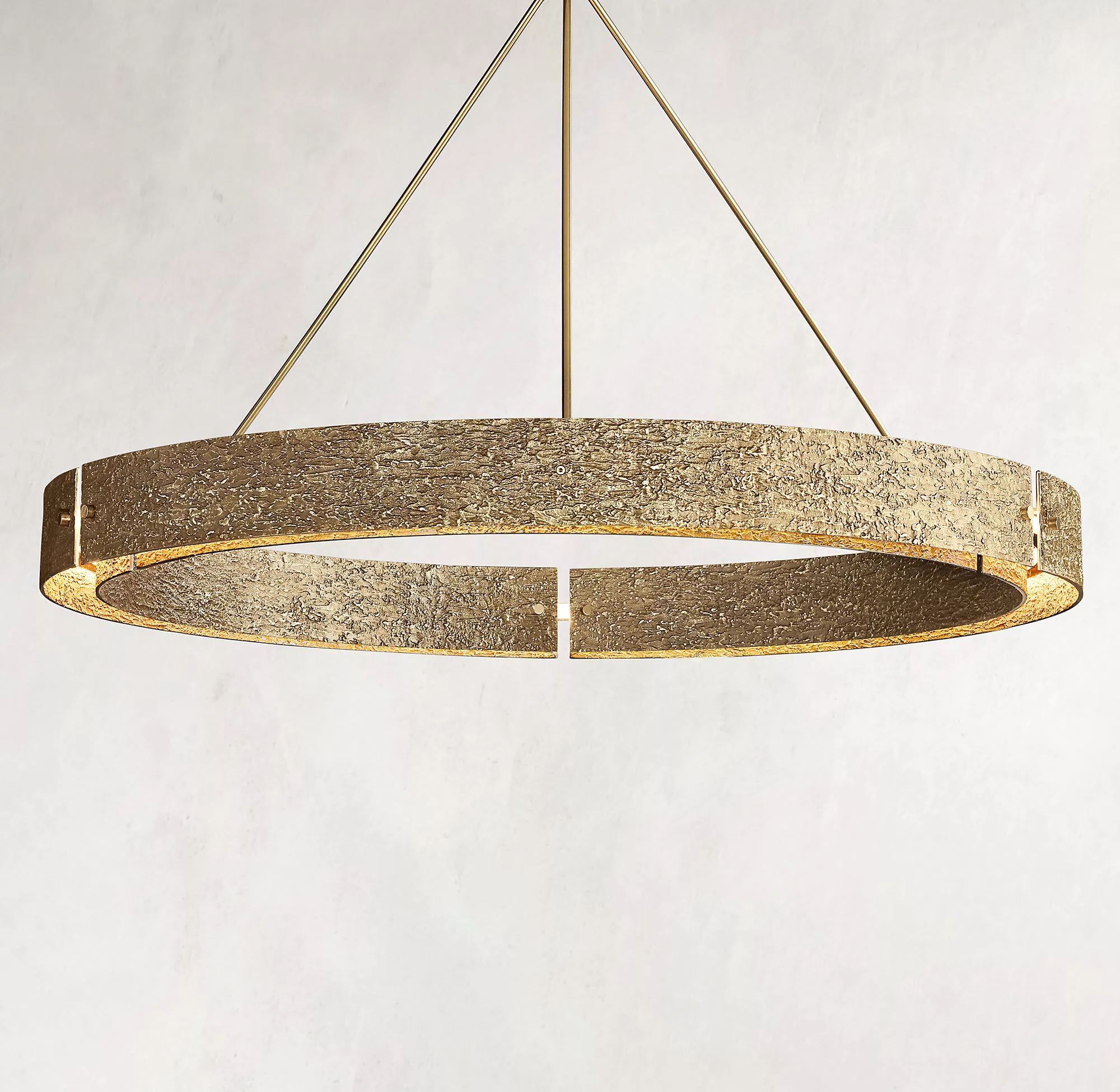 Vouvray Round Brass Chandelier D36"/D48"/D60"-konalight