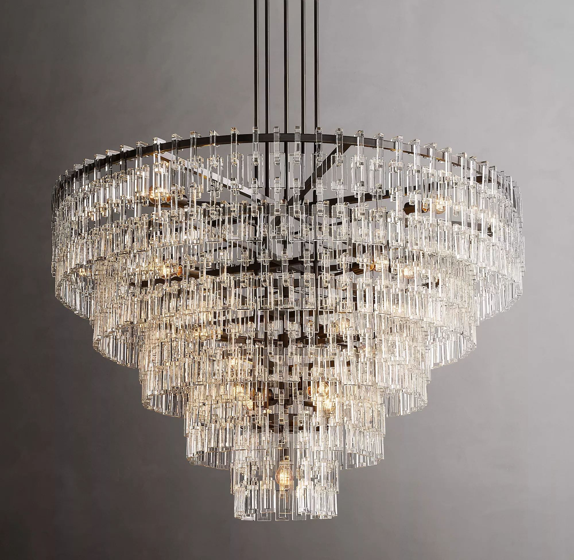 Marignan Tiered Round Chandelier 60"-konalight