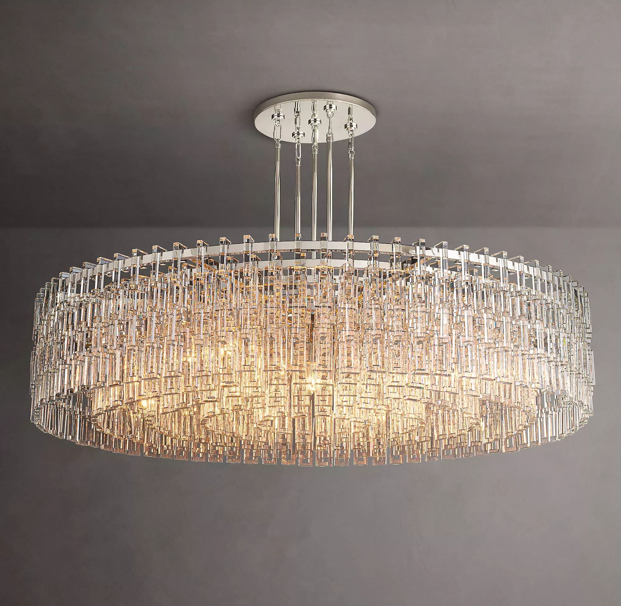 Marignan Round Chandelier 60"-konalight