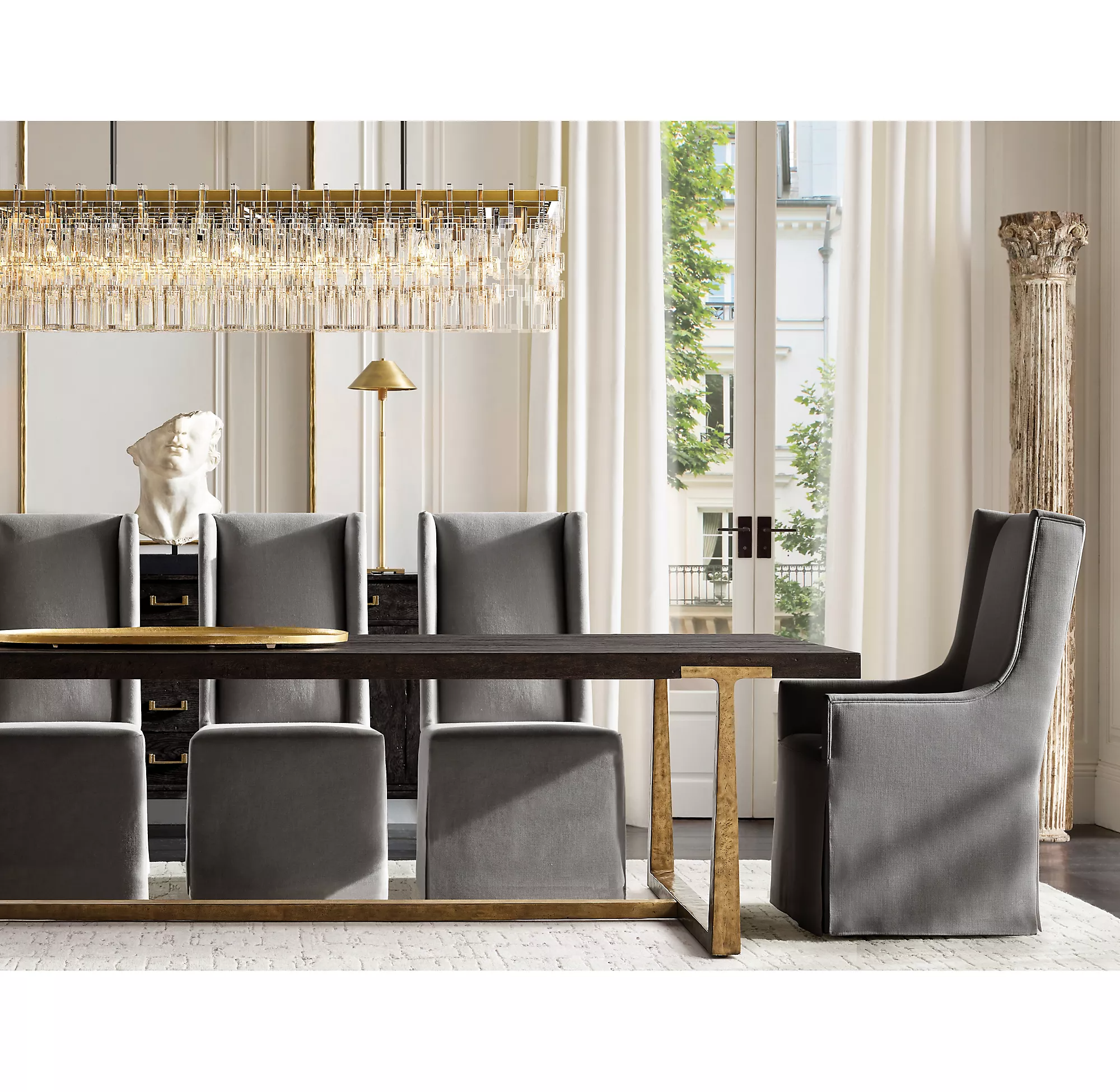 Marignan Rectangular Chandelier 60"-konalight