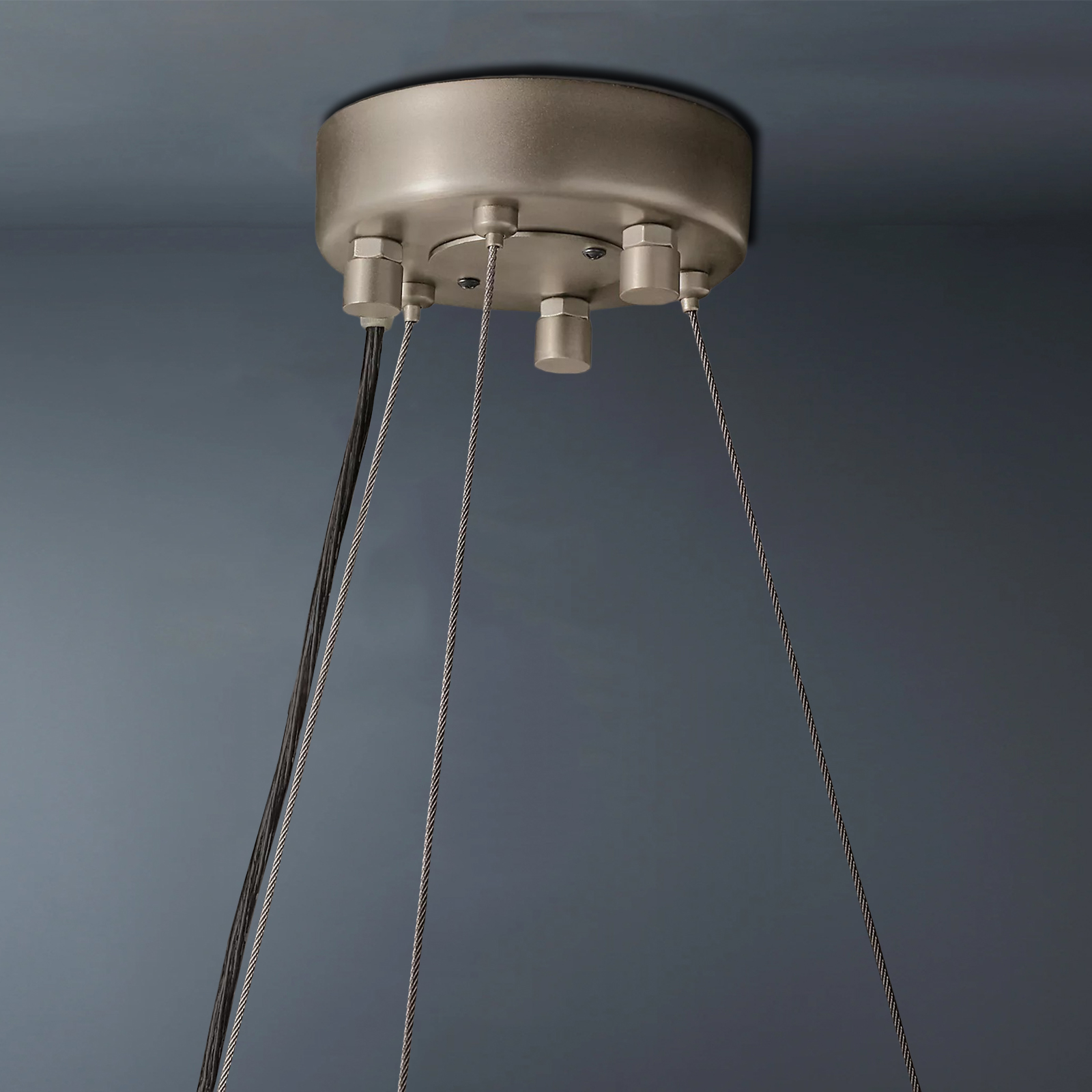 Round Halo Chandelier With Clear Crystal 32"/41"/59"-konalight