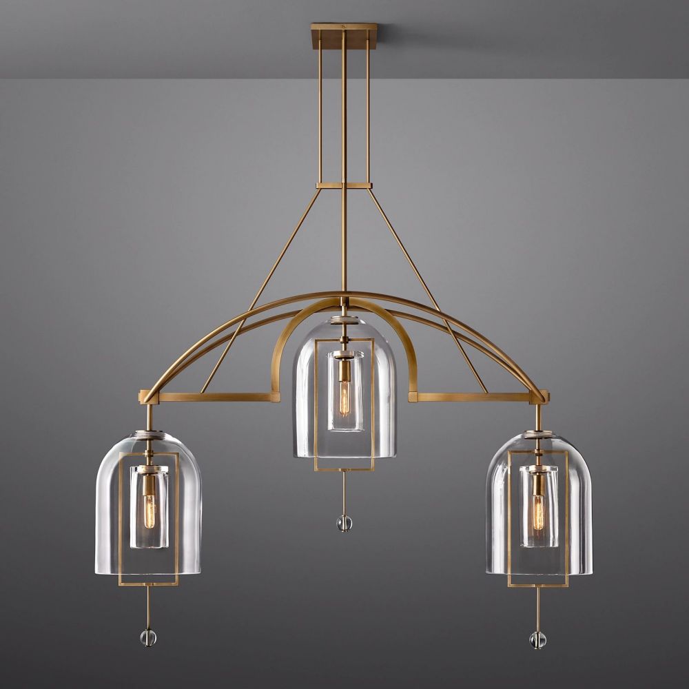 Fulcrum Linear Chandelier 61" For Living Room-alimialighting