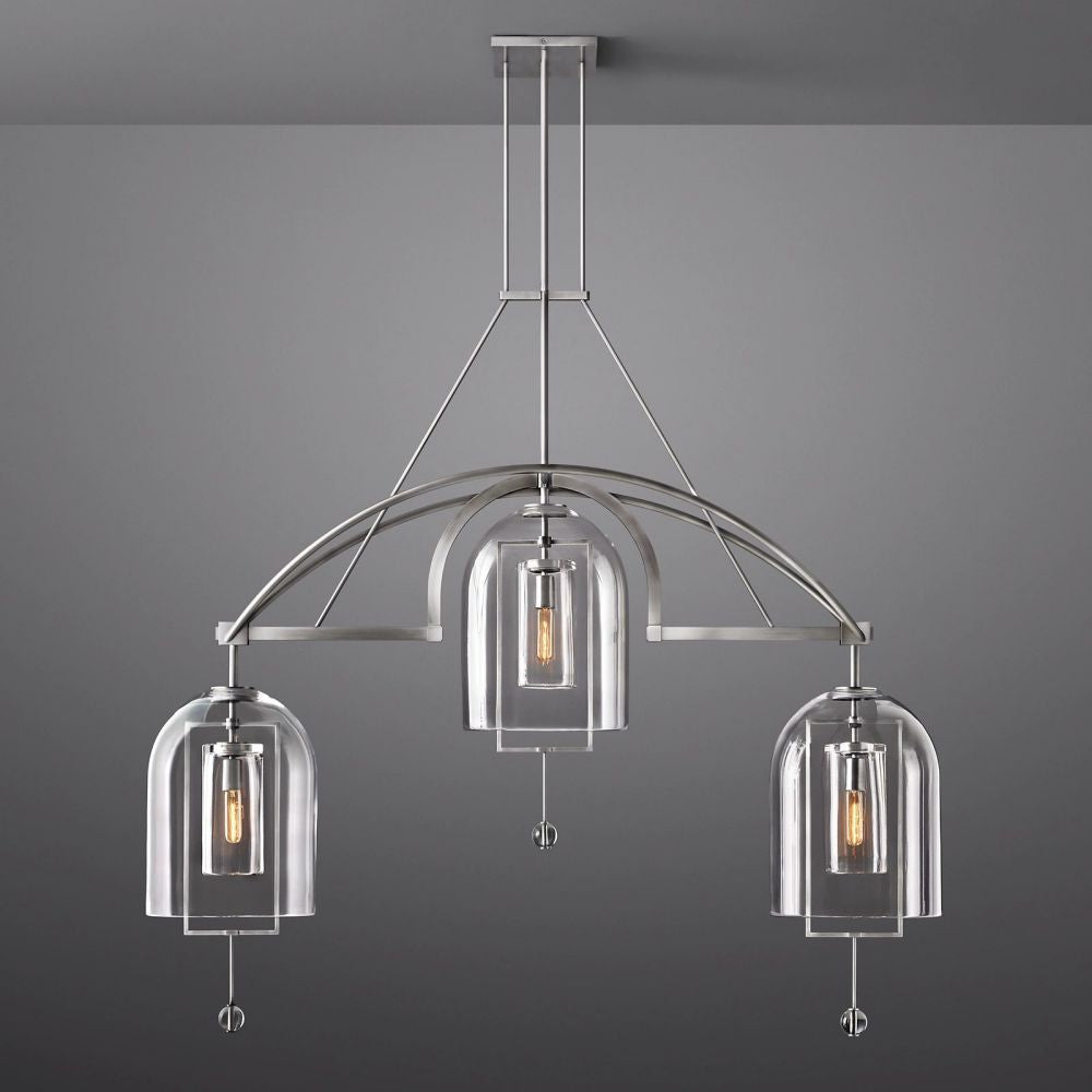 Fulcrum Linear Chandelier 61" For Living Room-konalight