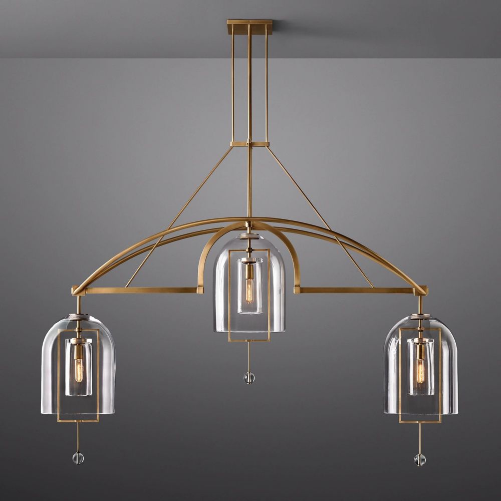 Fulcrum Linear Chandelier 73" For Living Room-alimialighting