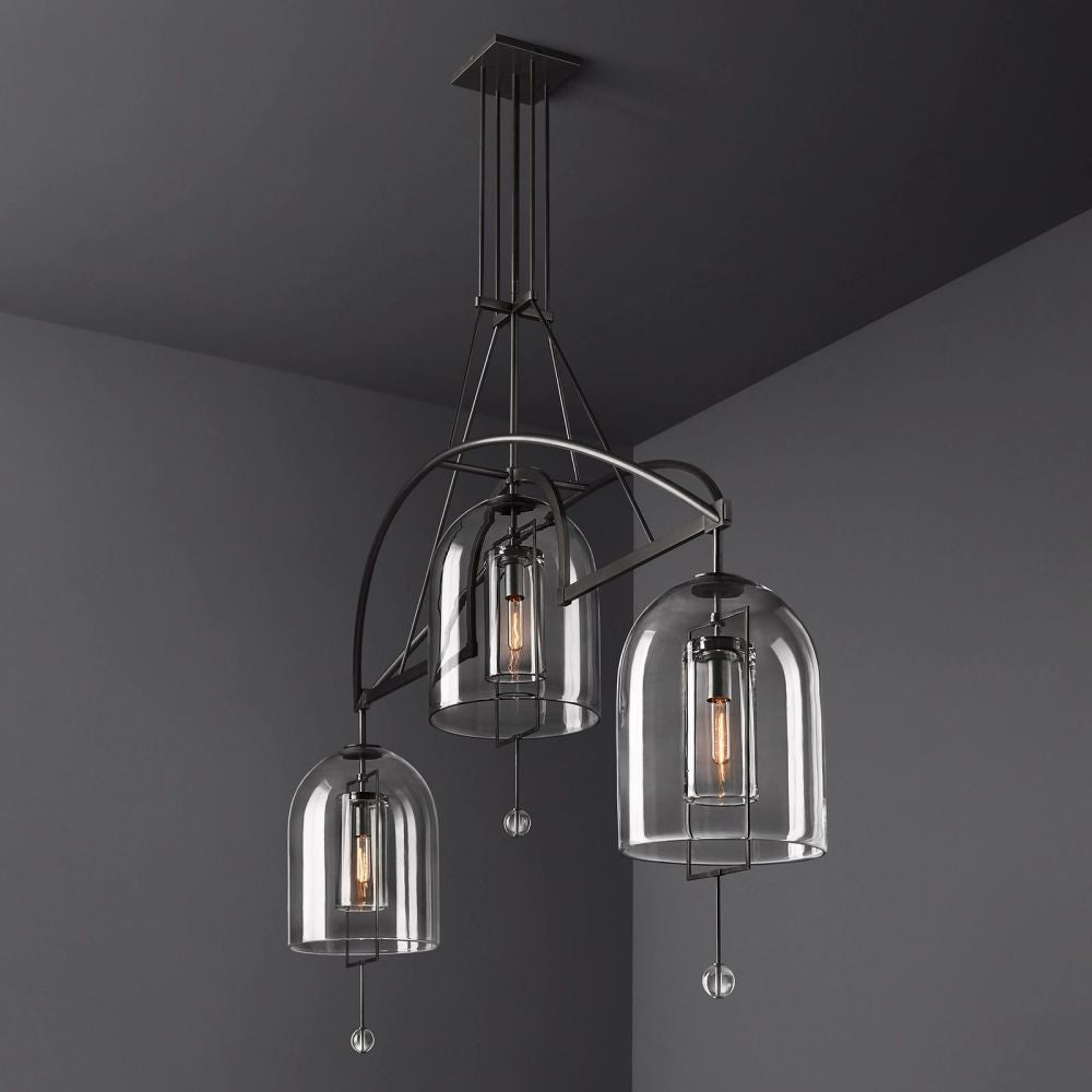 Fulcrum Linear Chandelier 73" For Living Room-konalight