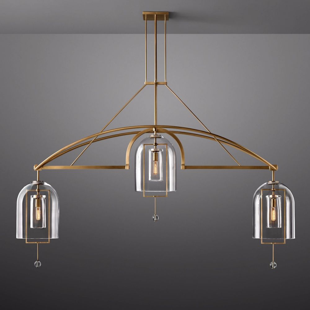 Fulcrum Linear Chandelier 85" For Living Room-alimialighting