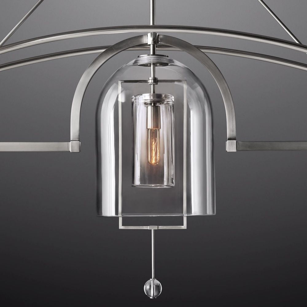 Fulcrum Linear Chandelier 61" For Living Room-konalight