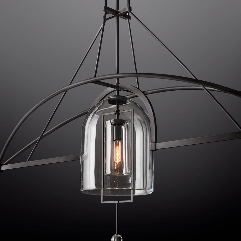 Fulcrum Linear Chandelier 85" For Living Room-konalight