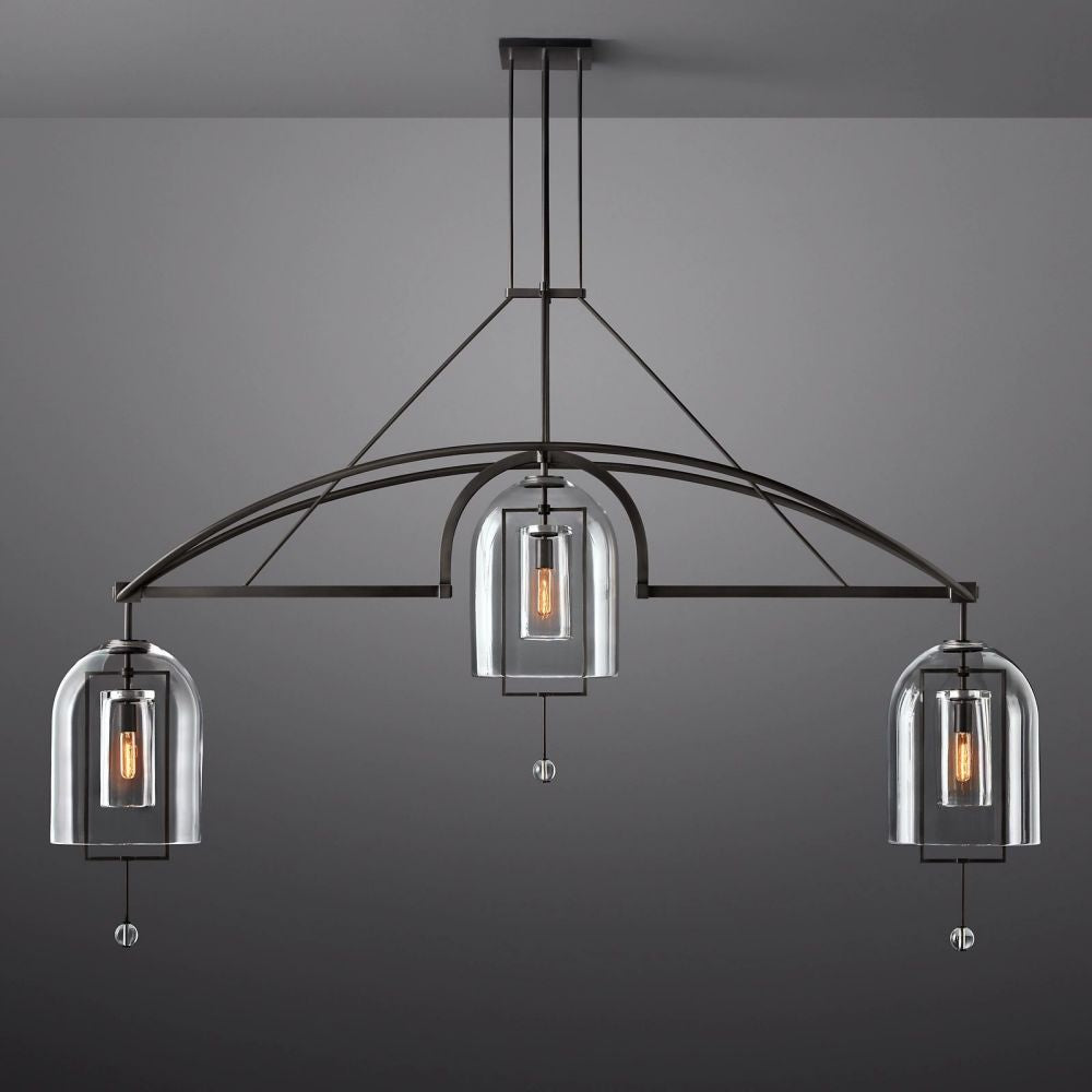 Fulcrum Linear Chandelier 85" For Living Room-konalight