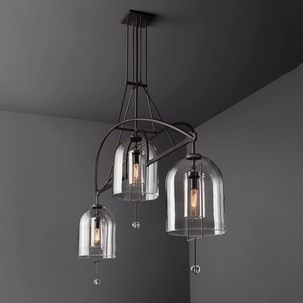 Fulcrum Linear Chandelier 85" For Living Room-konalight