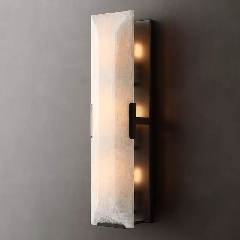Harlow Calcite Linear Sconce 3 lights-konalight