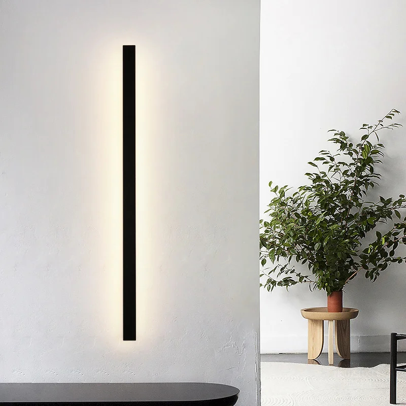 Minimalist long bar wall light-konalight