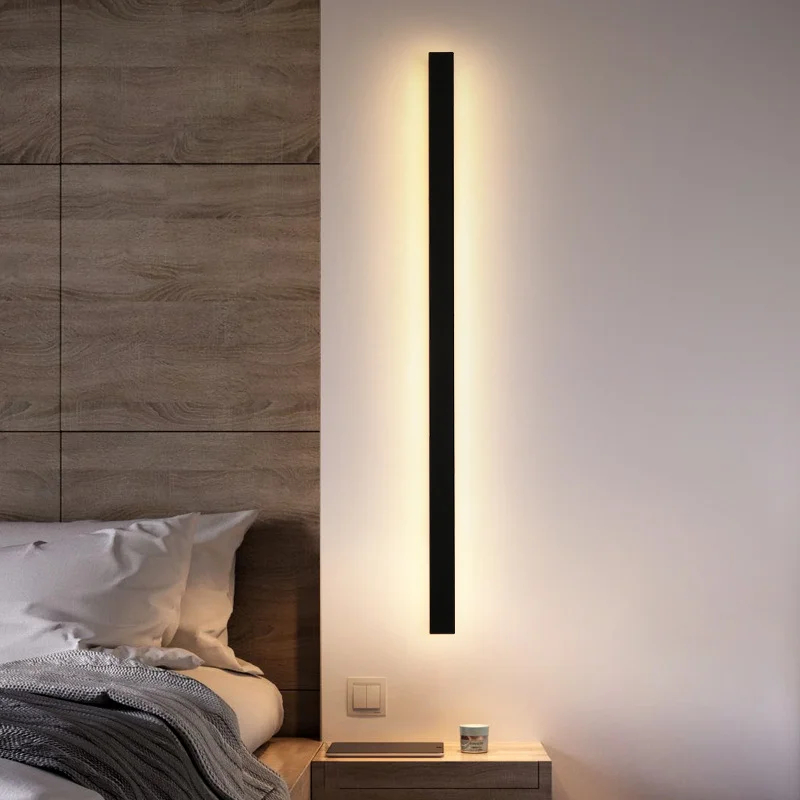 Minimalist long bar wall light-konalight