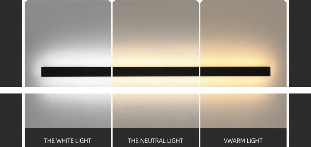 Minimalist long bar wall light-konalight