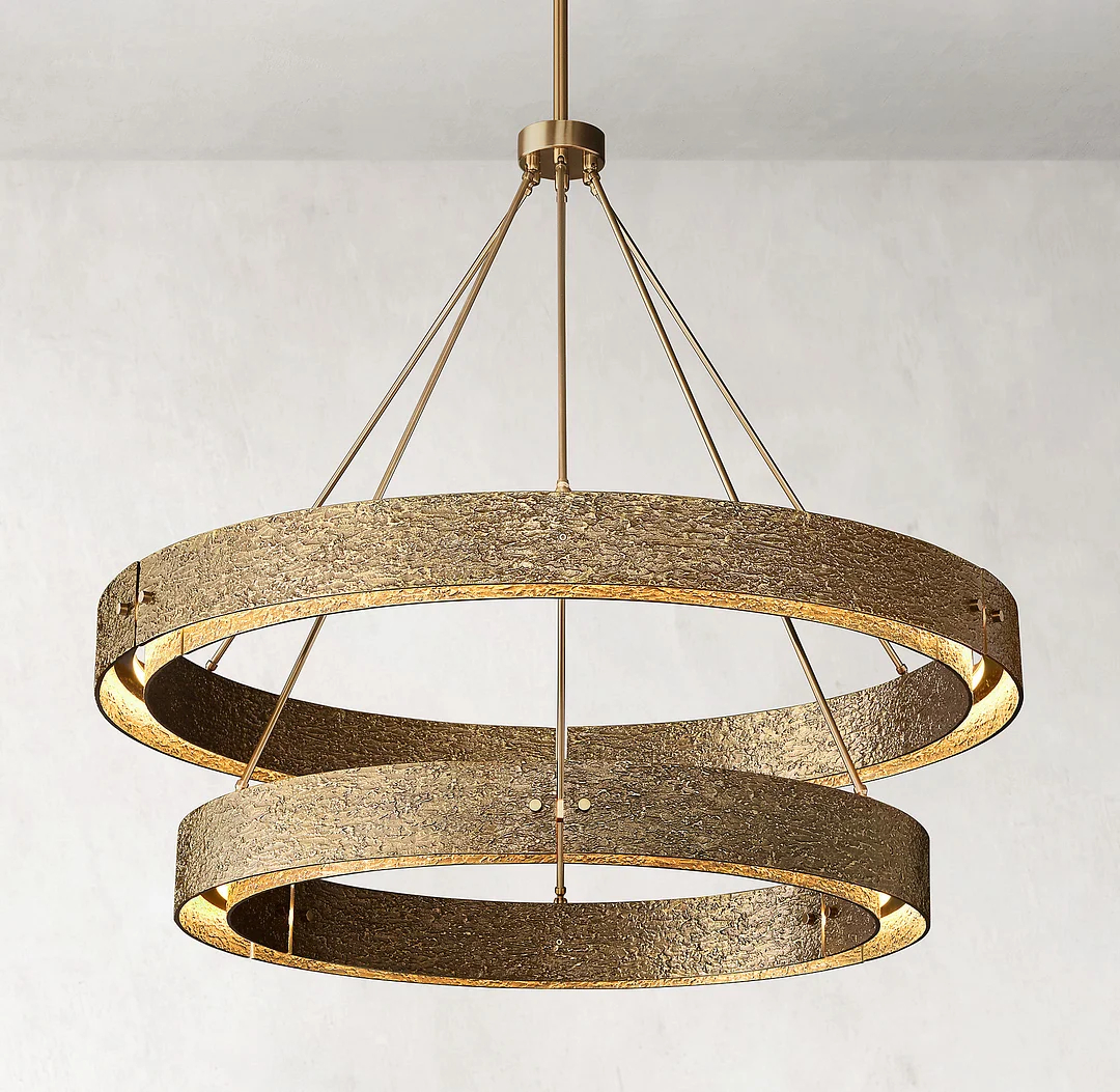 Vouvry Two-Tier Round Chandelier D 60"-konalight