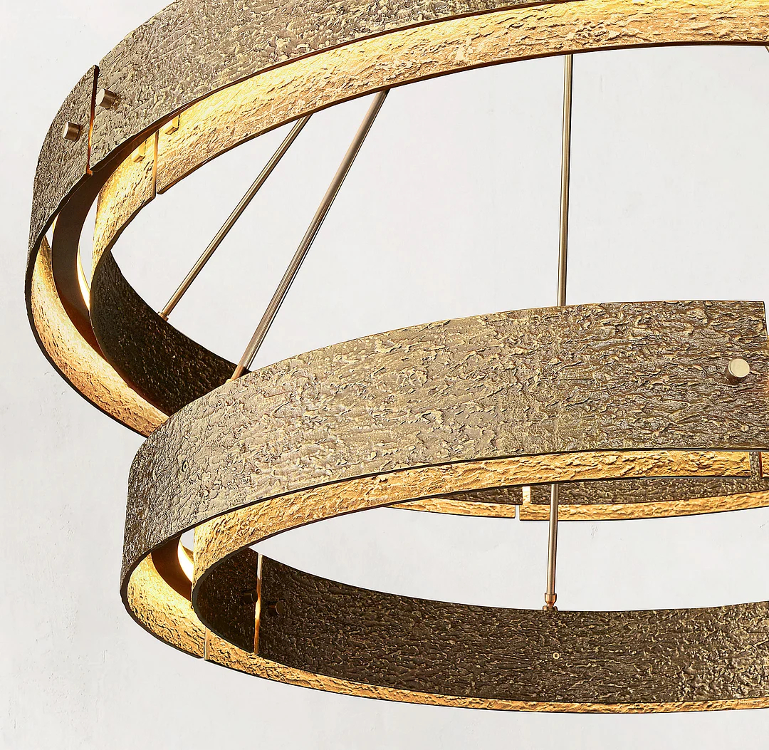 Vouvry Two-Tier Round Chandelier D 60"-konalight
