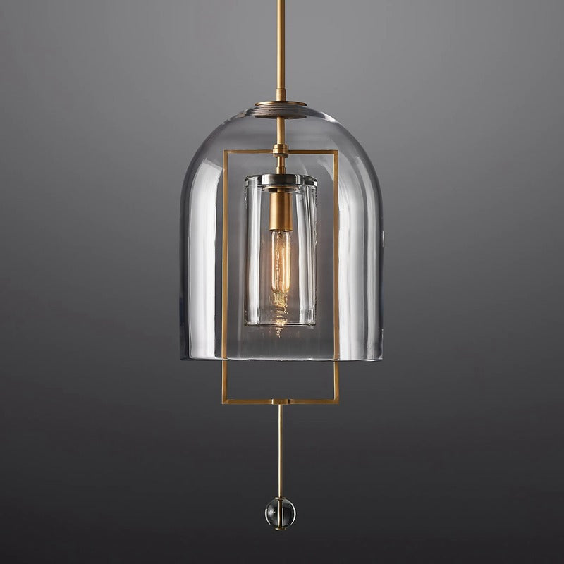 Fulcrum Glass Grand Pendant Light 13"-konalight