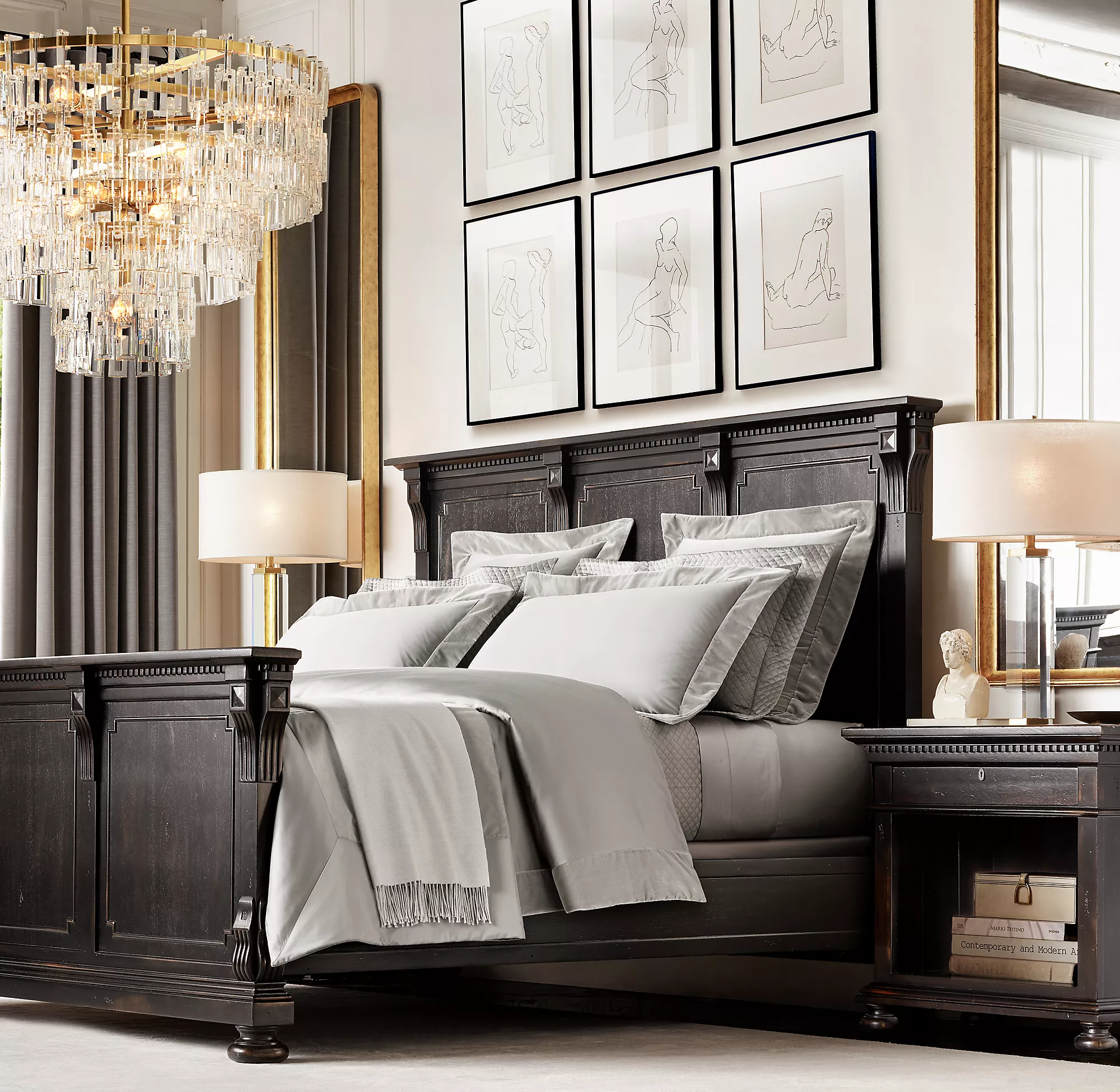 Marignan Tiered Round Chandelier 60"-konalight