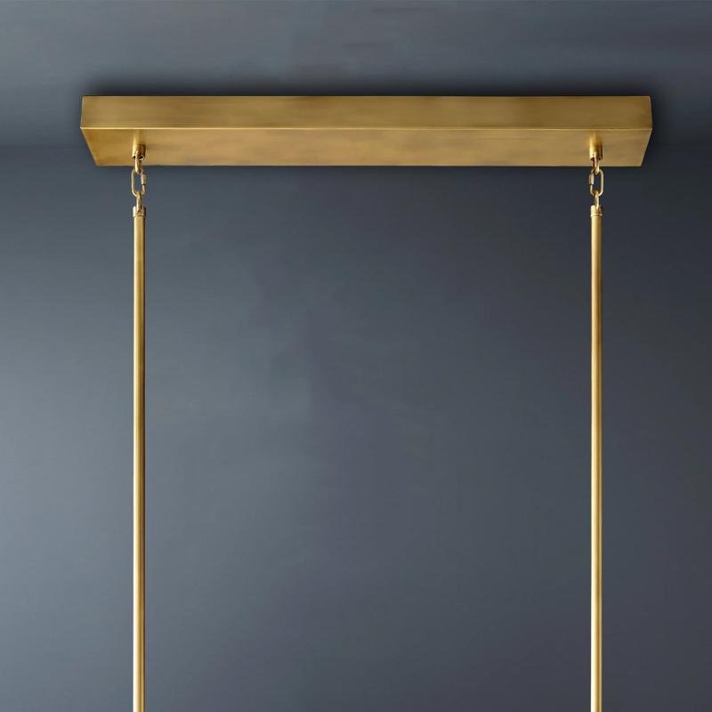 Luxury Crystal Linear Chandelier 60-Light 54"-konalight