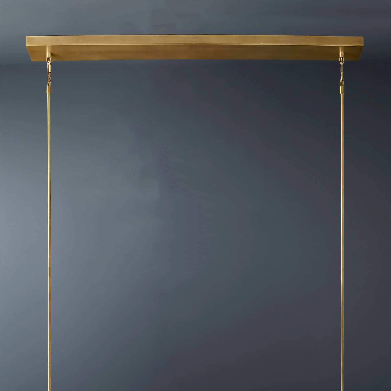 Boule De Crystal Ball Clear/Smoke Glass Linear Chandelier 60"-konalight