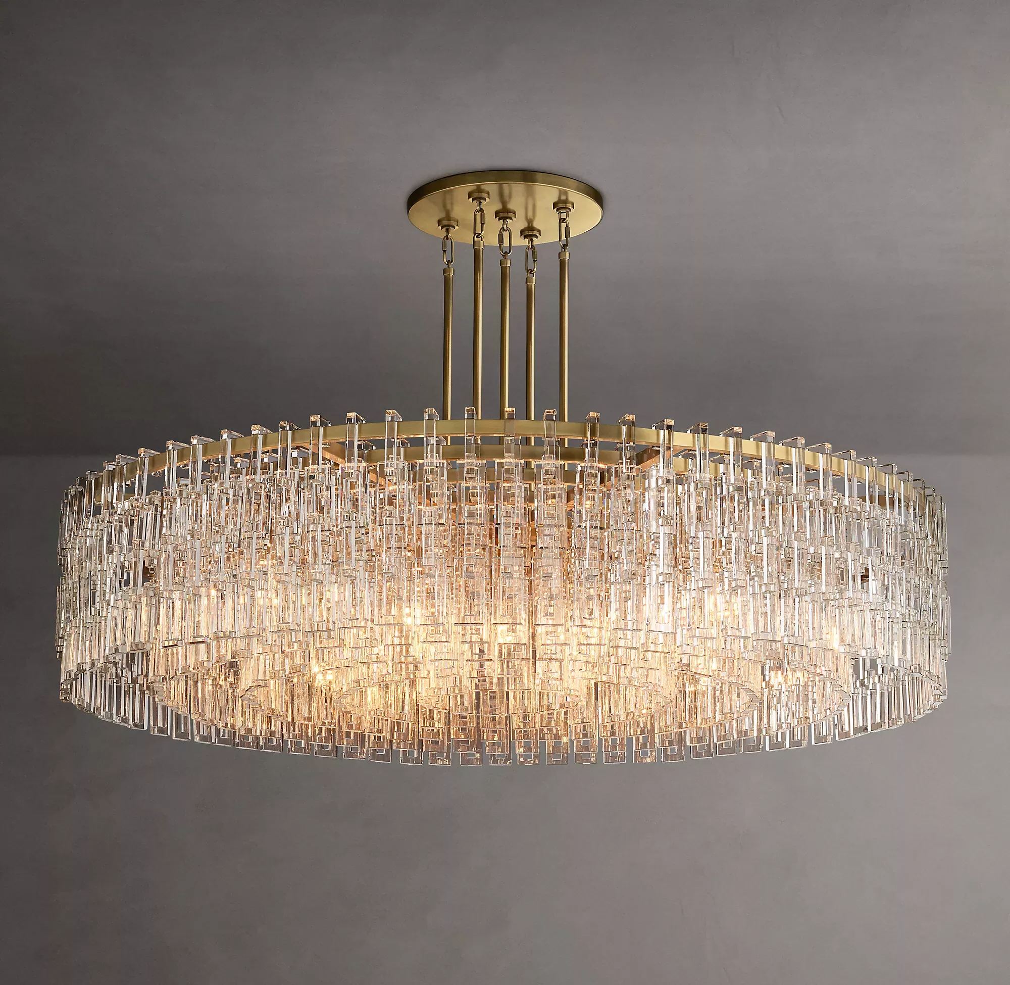 Marignan Round Chandelier 60"-konalight