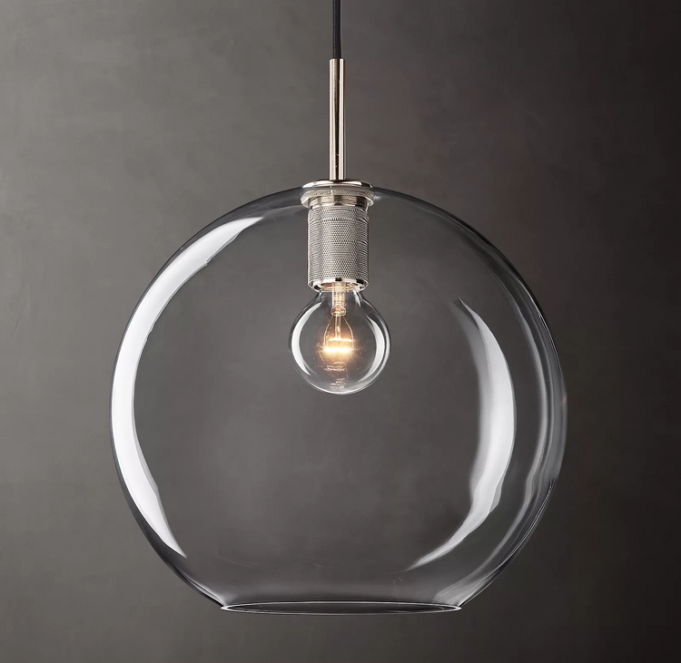 Fulcrum Globe Shade Pendant Light 8" For Living Room-konalight