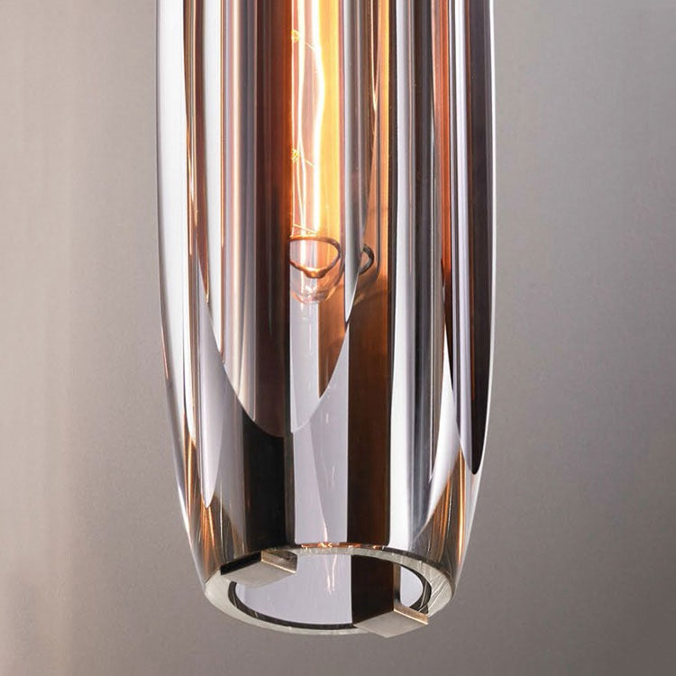 Smoke Crystal Shade Wall Sconce-konalight