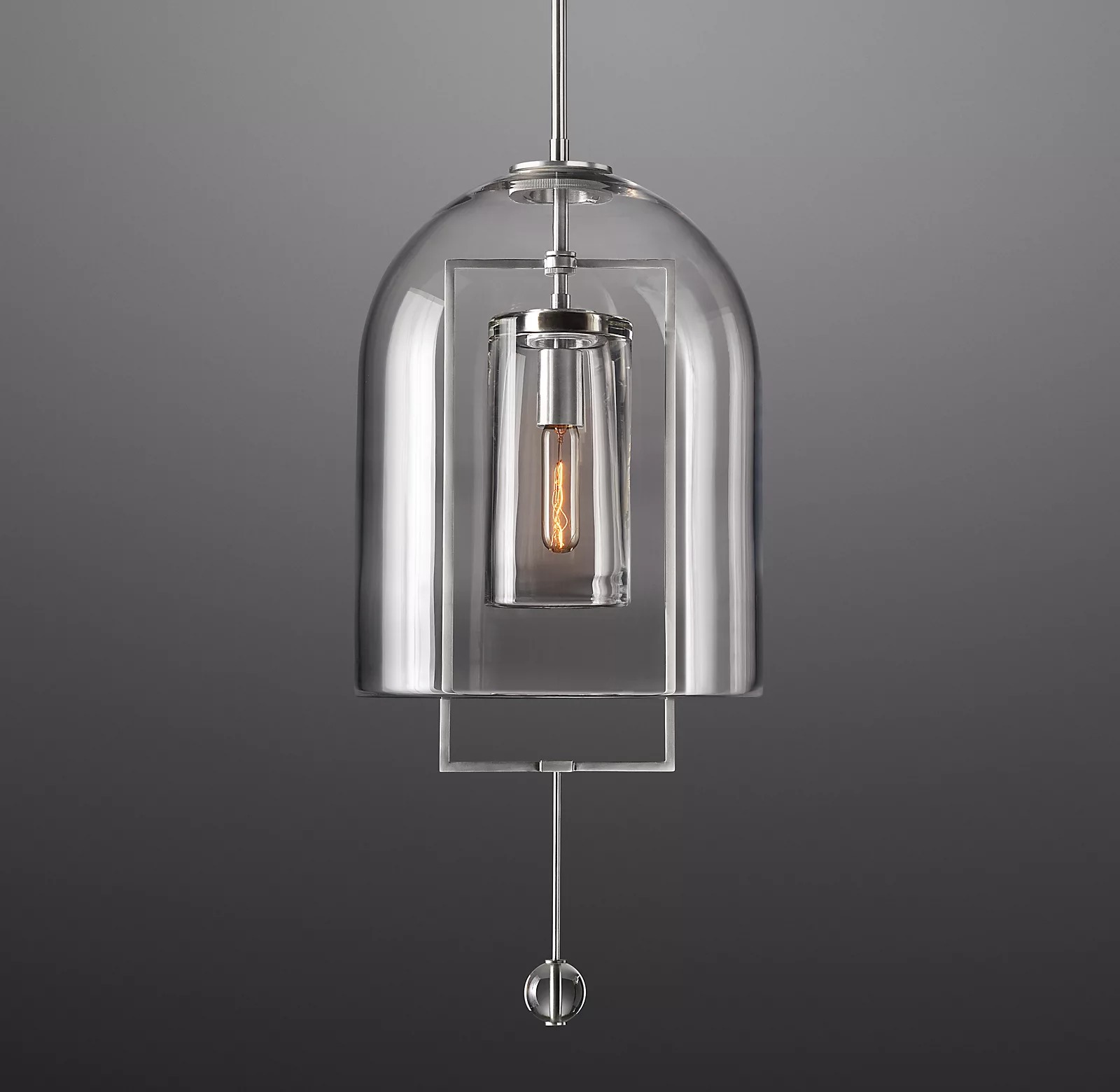 Fulcrum Modern Minimalist Design Sense Pendant Light 13" For Living Room-konalight