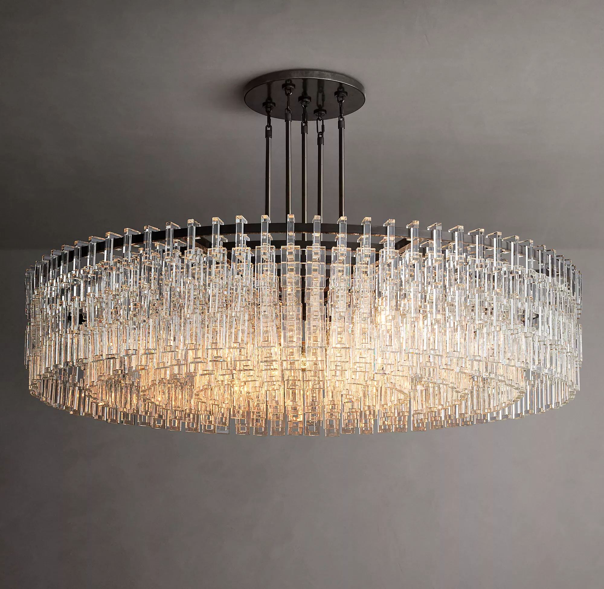 Marignan Round Chandelier 60"-konalight