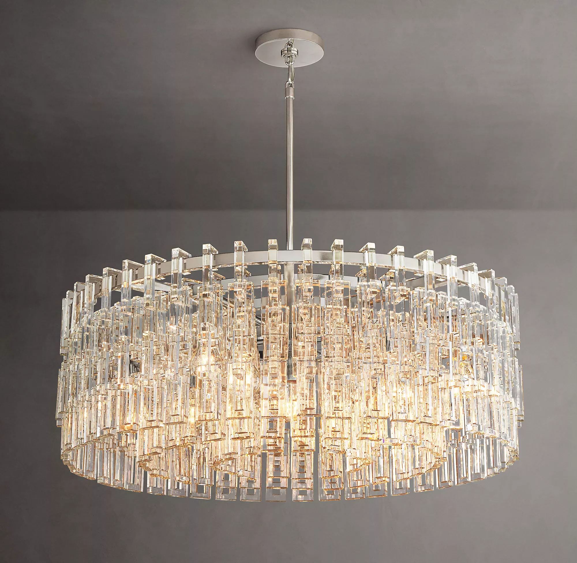 Marignan Round Chandelier 36"-konalight