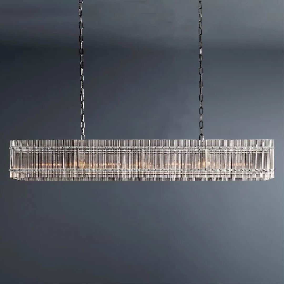 Modern San Marcol Cake Linear Luxury Chandelier 72"-konalight