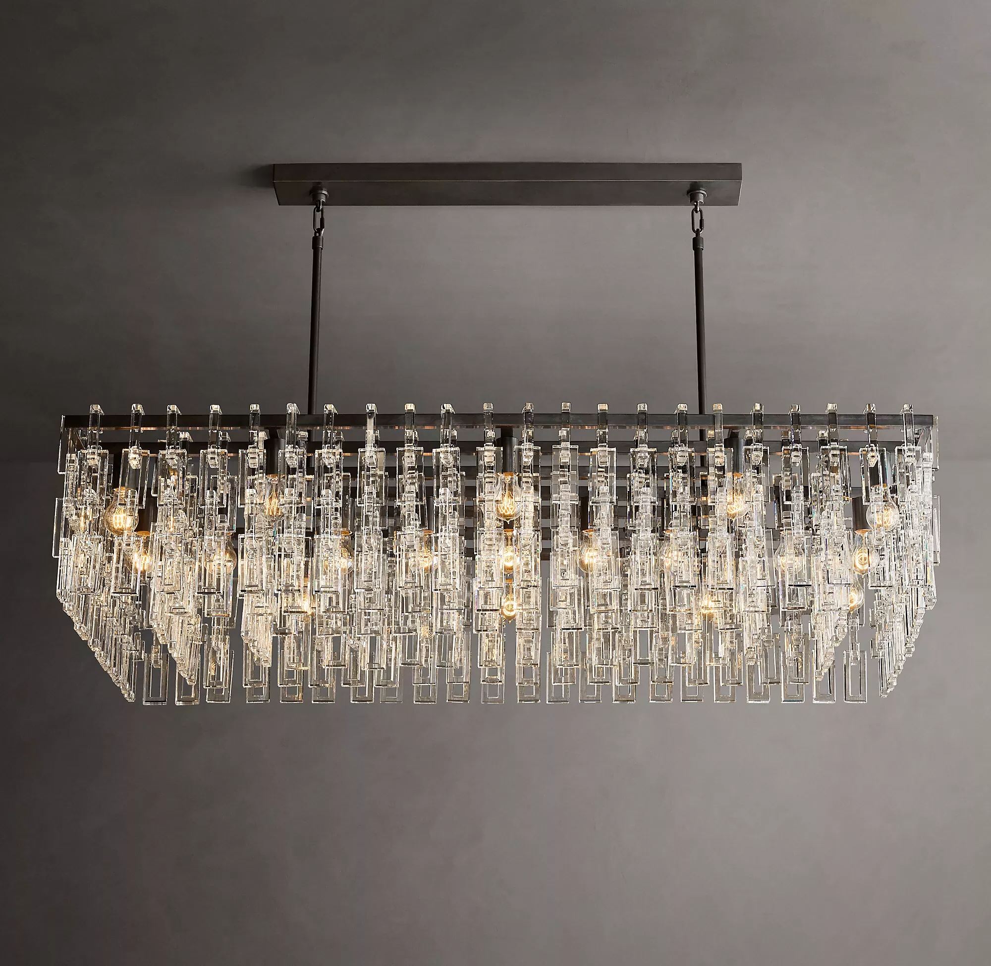 Marignan Rectangular Chandelier 60"-konalight