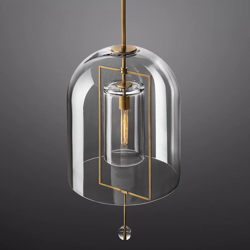 Fulcrum Glass Grand Pendant Light 13"-konalight