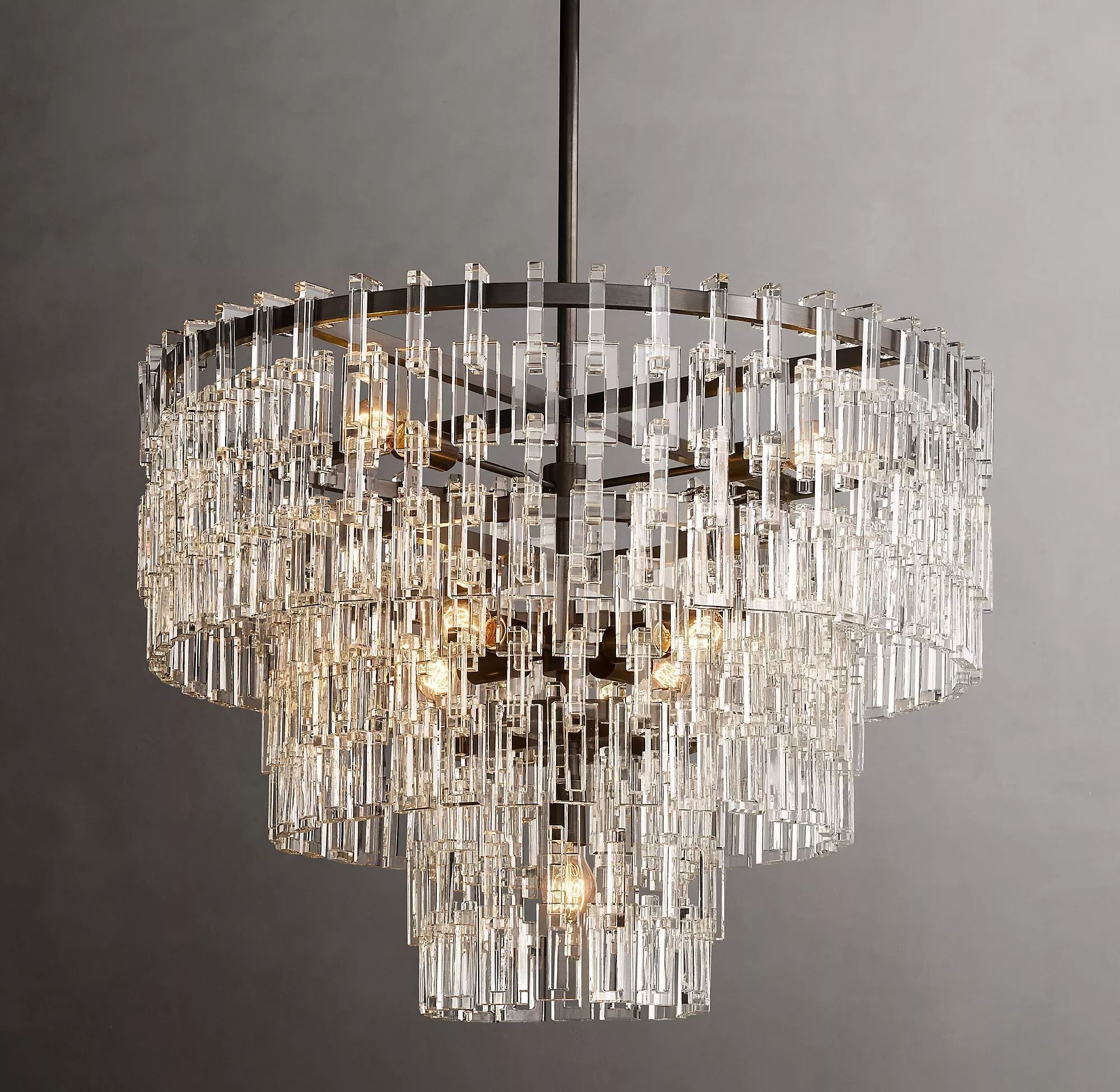 Marignan Tiered Round Chandelier 36"-konalight