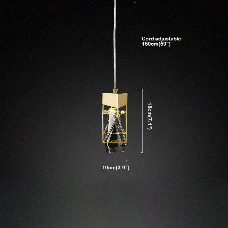 Modern Crystal Pendant Light-konalight