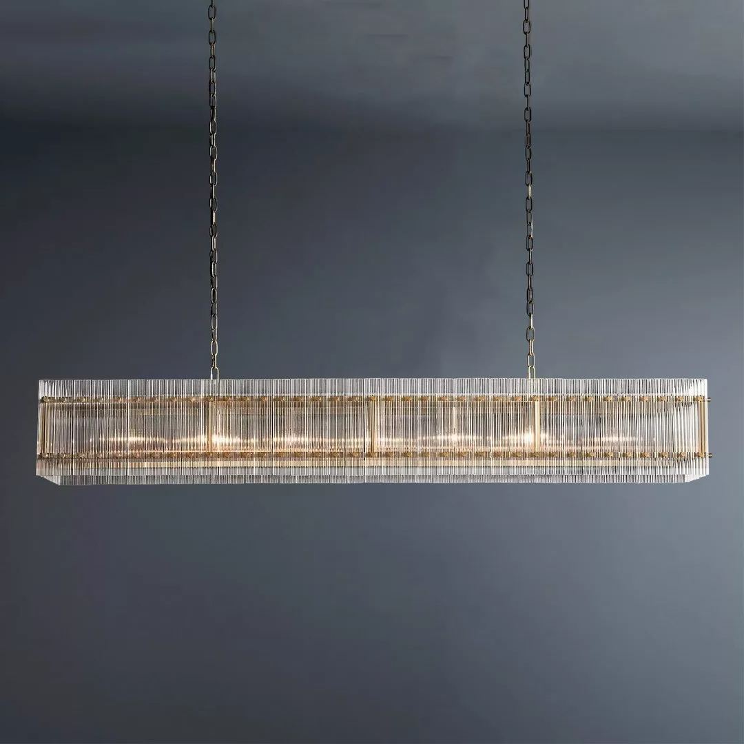 Modern San Marcol Cake Linear Luxury Chandelier 72"-konalight