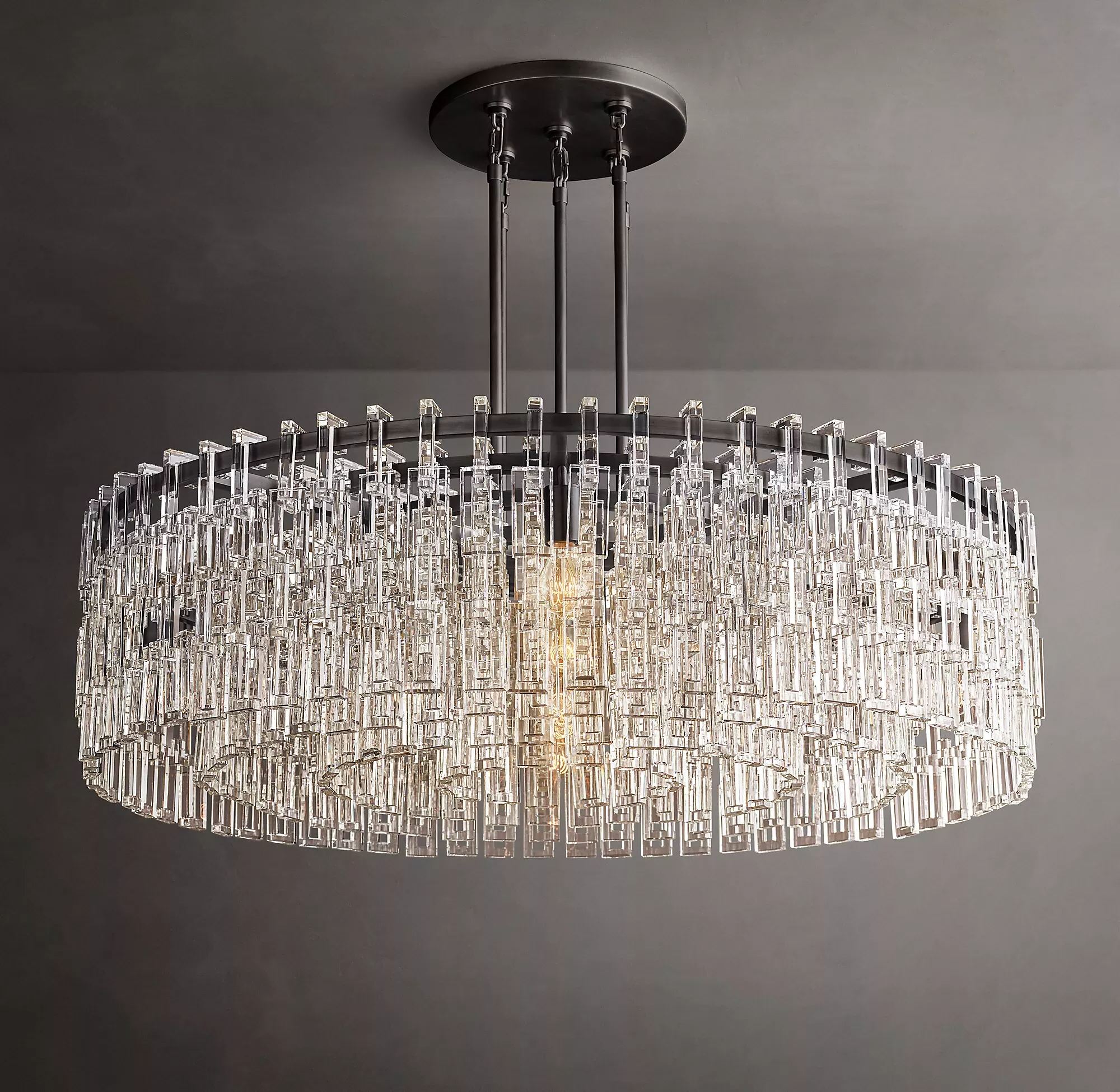 Marignan Round Chandelier 48"-konalight