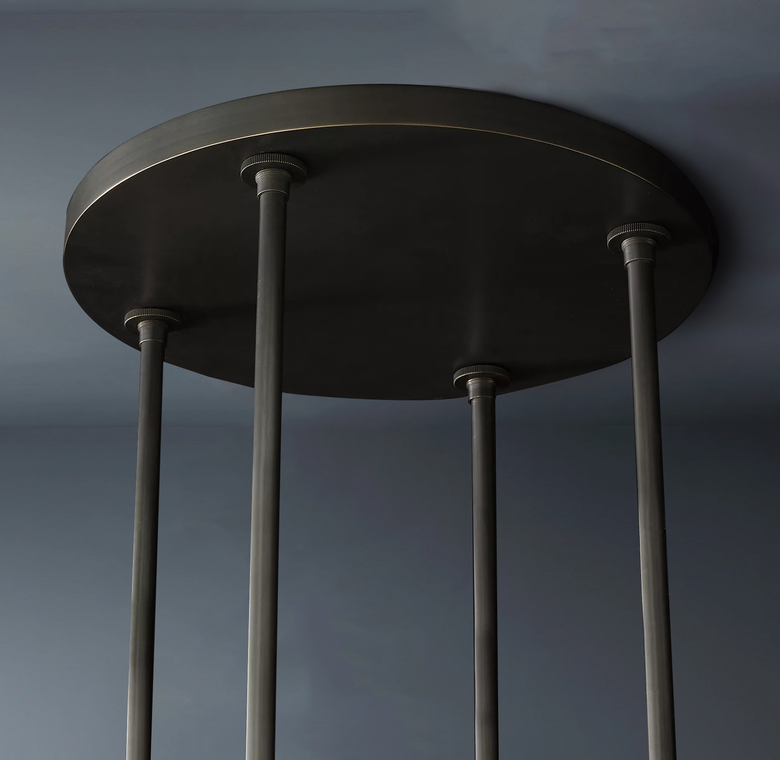 Ravelle Round Minimalist Glass Chandelier 30"-konalight