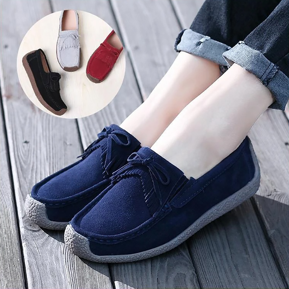 Glückbox™ Lederschuhe mit weichem Boden