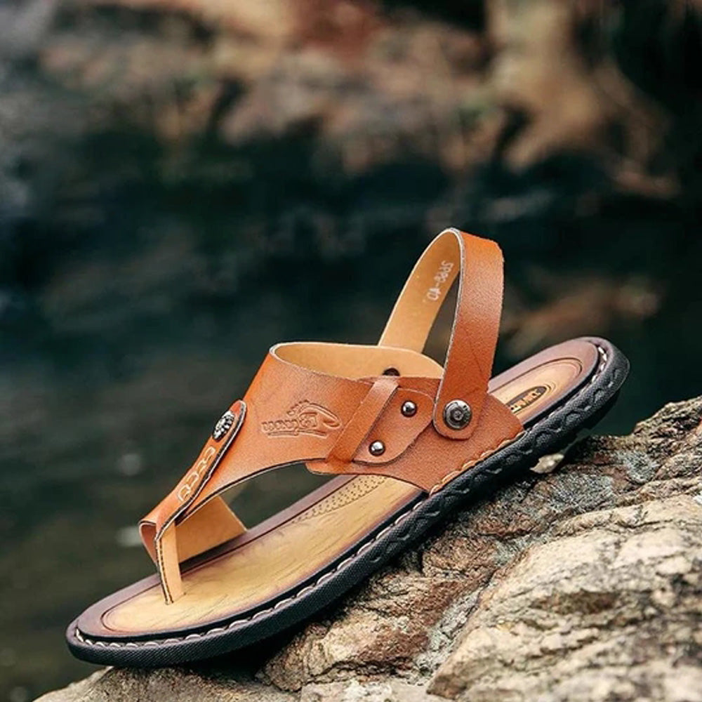 Glückbox™ 2022 Bequeme stoßfeste 2-in-1-Hausschuhe / Sandalen für Herren