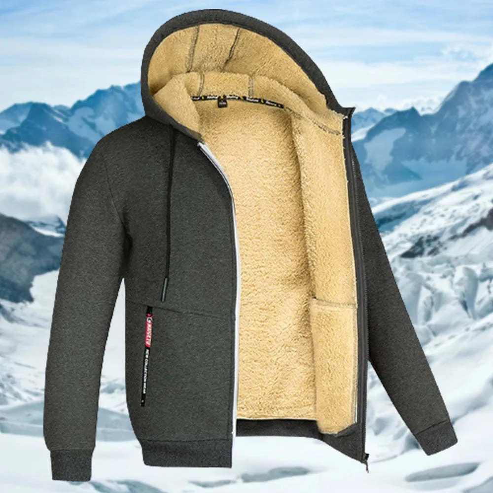 Jagute™ Fleece-Sport-Hoodie mit Reißverschluss