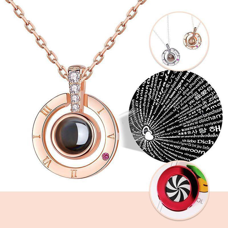 Jagute™️ Muttertagsgeschenk 100 Sprachen "Ich liebe dich" Halskette