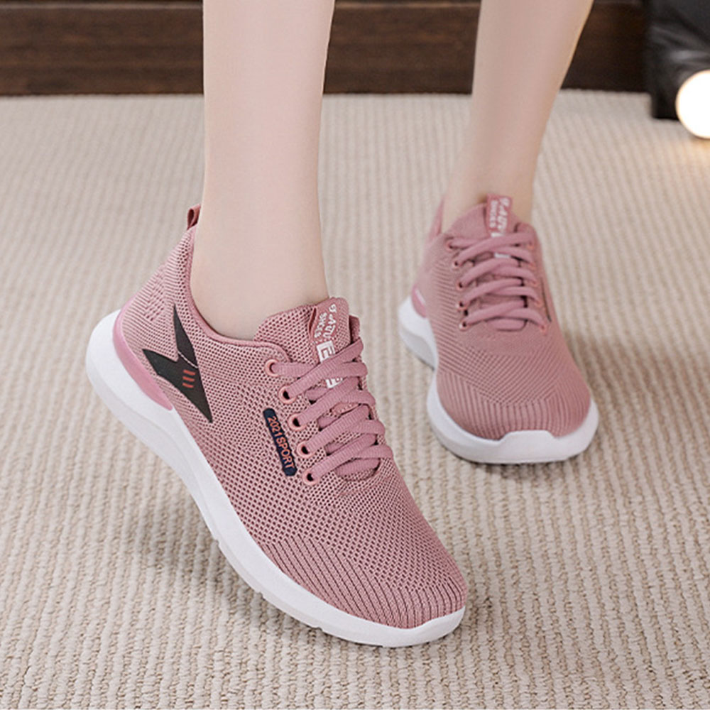 Hibote Neue, leichte, fliegende, gewebte Laufschuhe für Damen