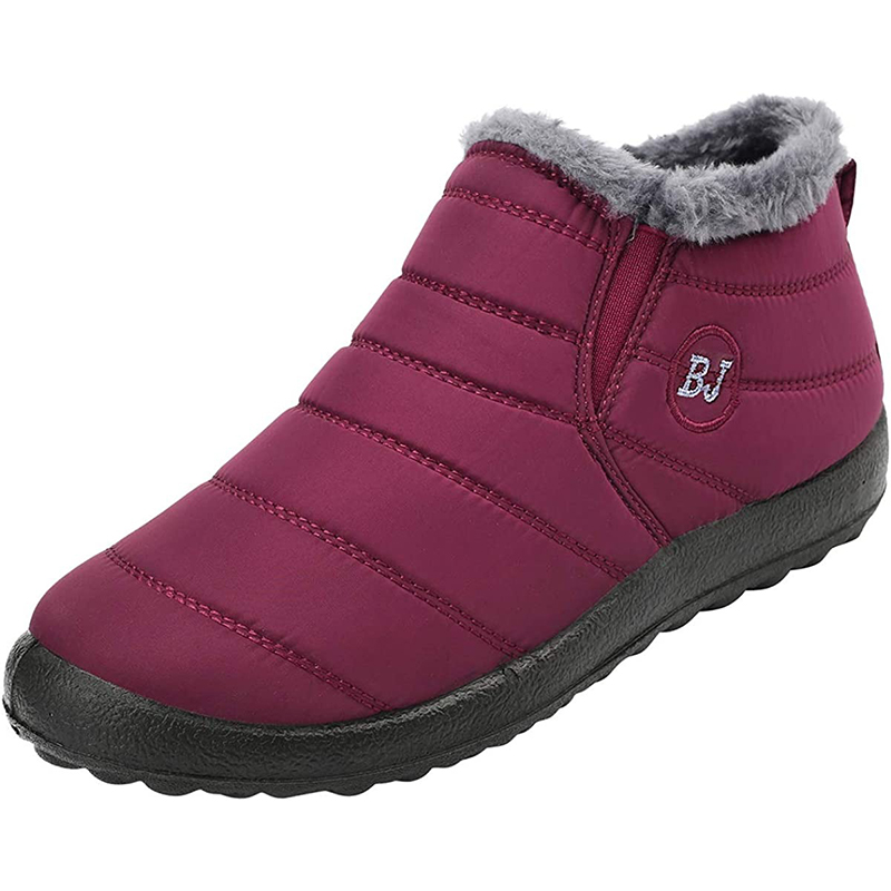 🔥Best Seller 🎁Mens Snow Boots Winter Anti-Slip Ankle Booties Waterproof Slip On Warm Fur Lined Sneaker (BUY 2 FREE SHIPPING)