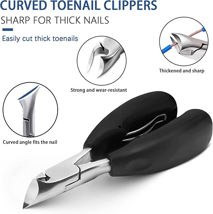 Podiatrist Toenail Clippers-Professional Nail Pliers Anti Jam