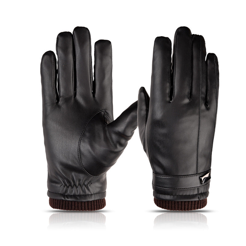 Mens Winter Waterproof Fleece Lined Touch Screen Gloves