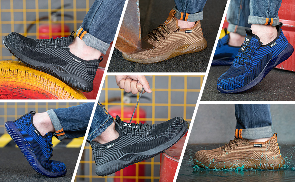 Furuian steel toe shoes