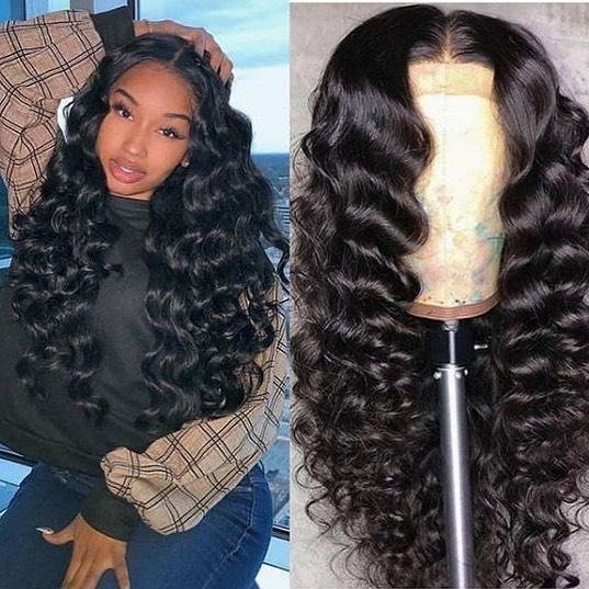 2022|360 Lace Frontal Wig Water Wave Wig Remy Ponytail Swiss Lace Wig