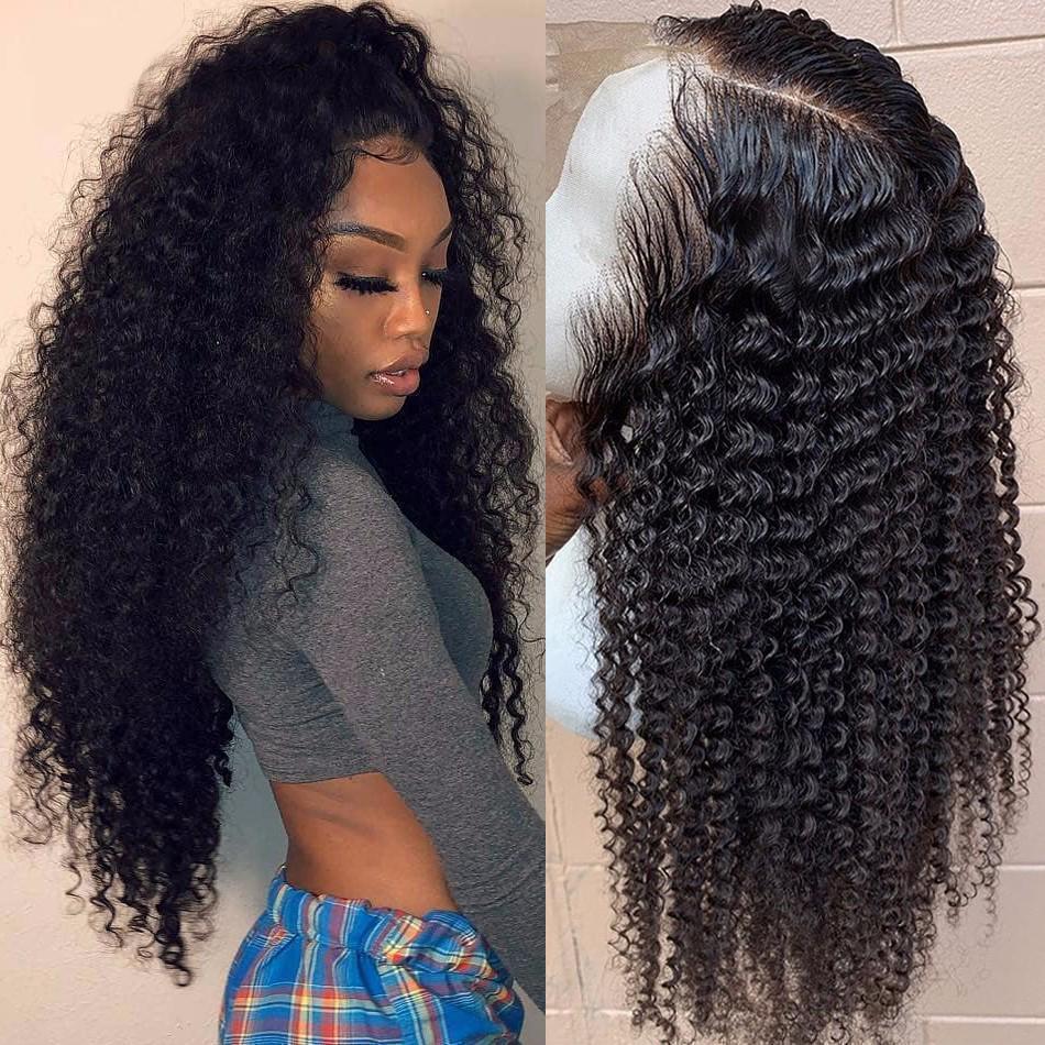 Glueless Wig With Elastic Belt|🔥Curly Hair Wig 13 * 4 Lace Frontal Wig Natural Hairline With Baby Hair