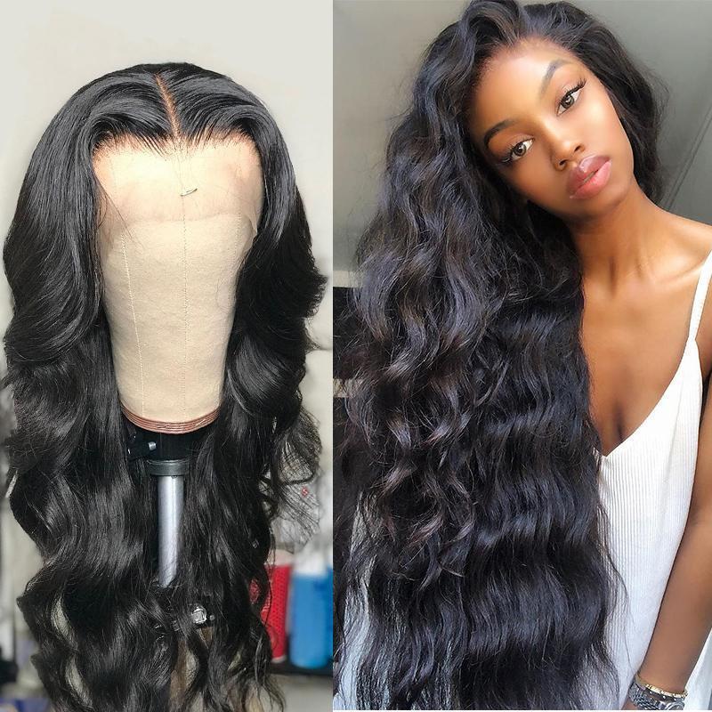Glueless Wig With Elastic Belt|🔥Brazilian Body Wave Long 13x6 Lace Front  Wigs Pre Plucked With baby hair